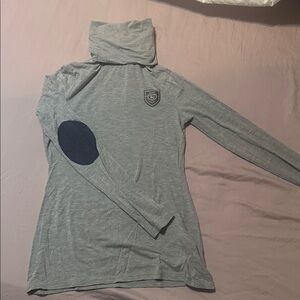 Gray Long Sleeve Women's Top